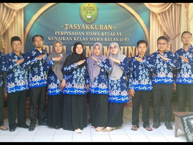 LEPAS PISAH SISWA KELAS VI SDN 1 SEMAMBUNG