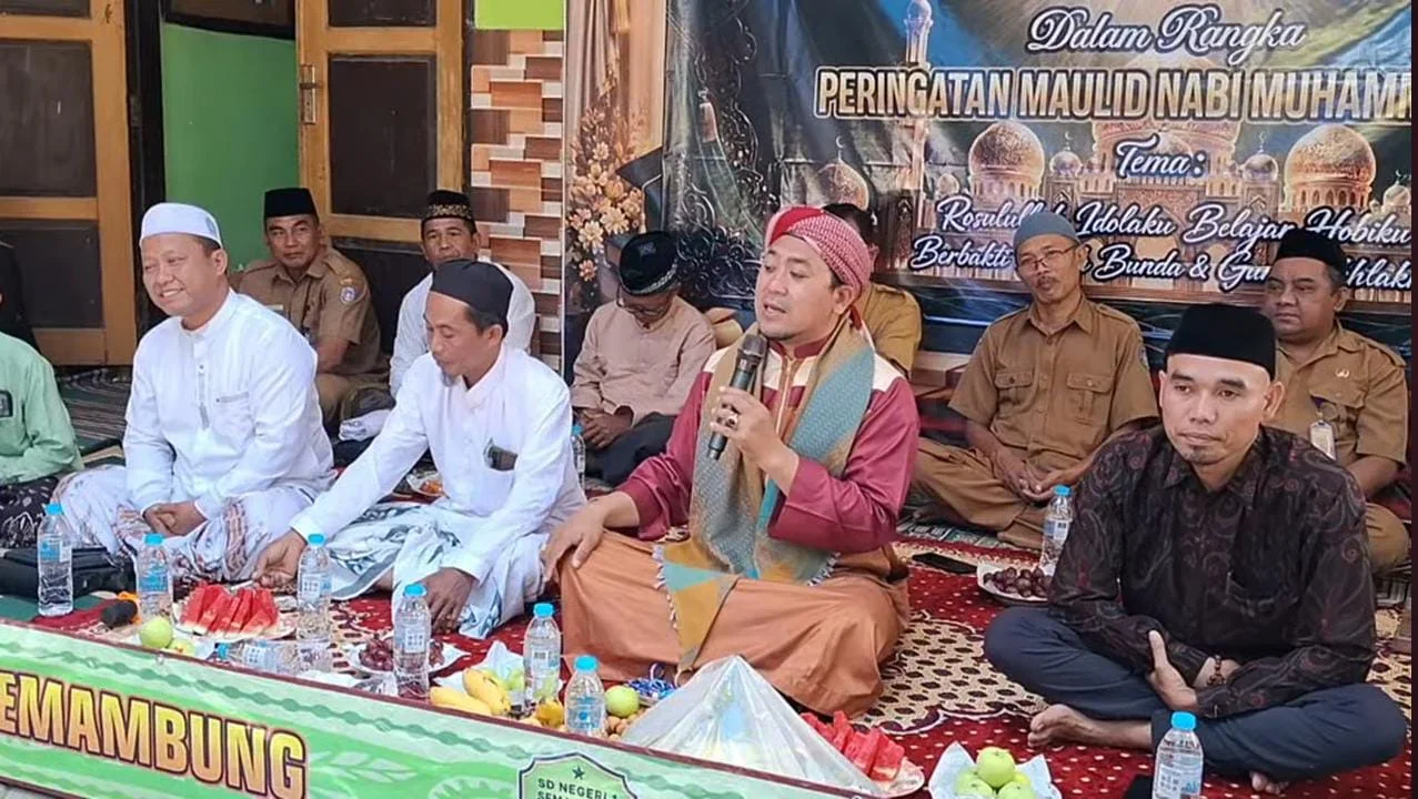 SDN 1 SEMAMBUNG GELAR ACARA MAULID NABI MUHAMMAD SAW